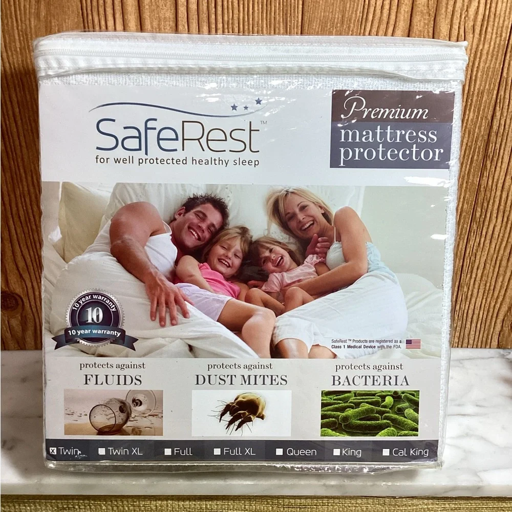 Premium Mattress Protector - White Twin Size
